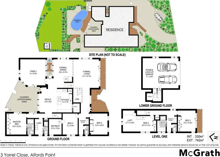 Floorplan of Homely house listing, 3 Yorrel Close, Alfords Point NSW 2234