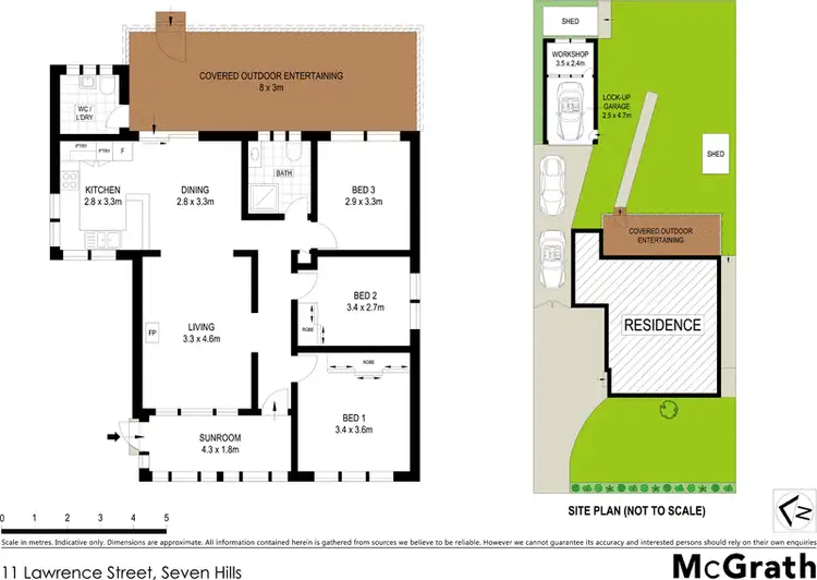 Floorplan of Homely house listing, 11 Lawrence Street, Seven Hills NSW 2147