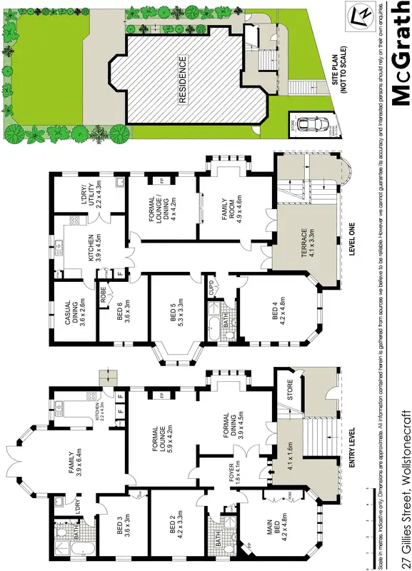 Floorplan of Homely house listing, 27 Gillies Street, Wollstonecraft NSW 2065