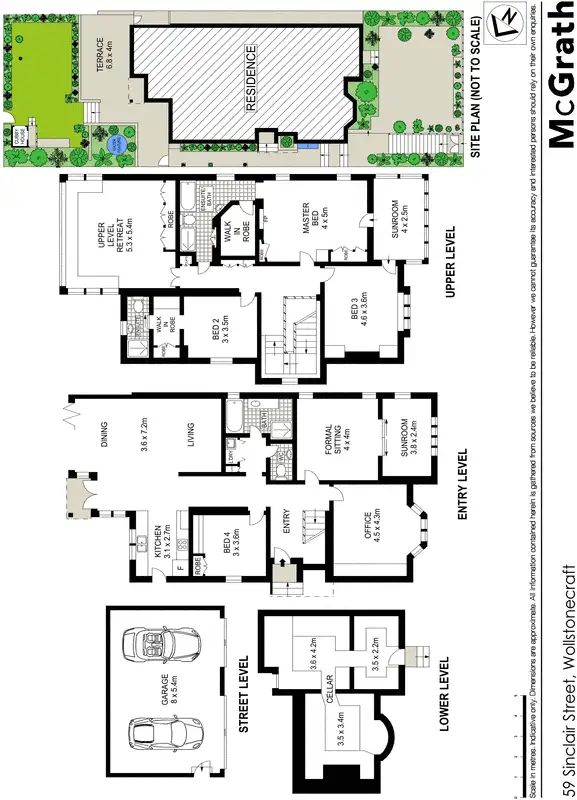 Floorplan of Homely house listing, 59 Sinclair Street, Wollstonecraft NSW 2065