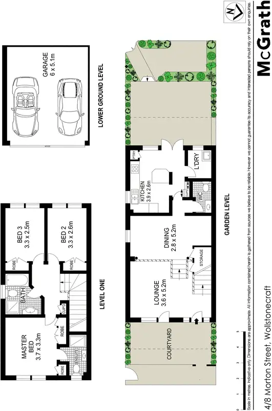 Floorplan of Homely apartment listing, 4/8 Morton Street, Wollstonecraft NSW 2065