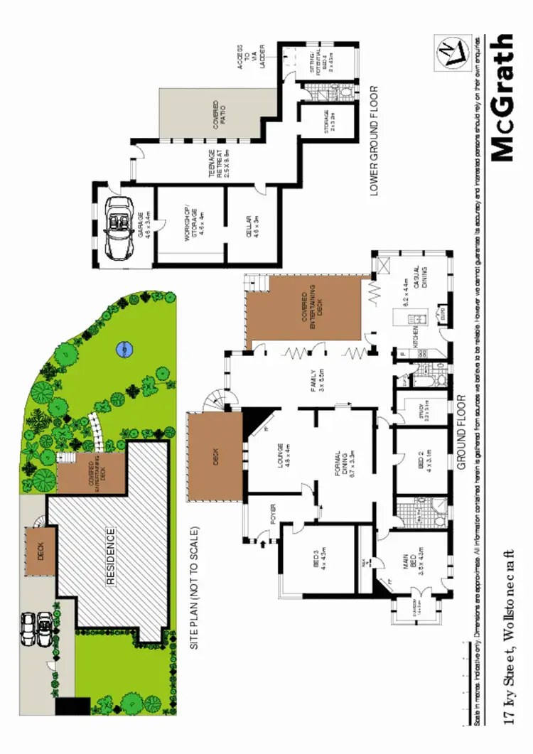 Floorplan of Homely house listing, 17 Ivy Street, Wollstonecraft NSW 2065