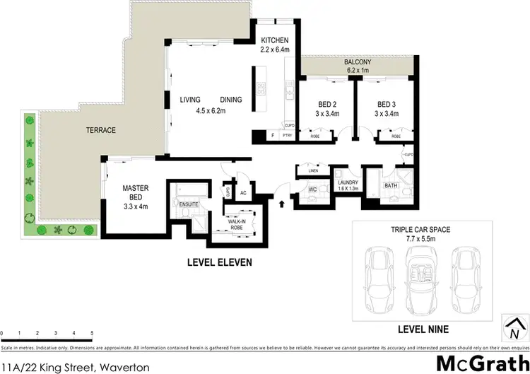 Floorplan of Homely apartment listing, 11A/22 King Street, Waverton NSW 2060