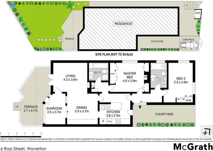 Floorplan of Homely house listing, 6 Ross Street, Waverton NSW 2060