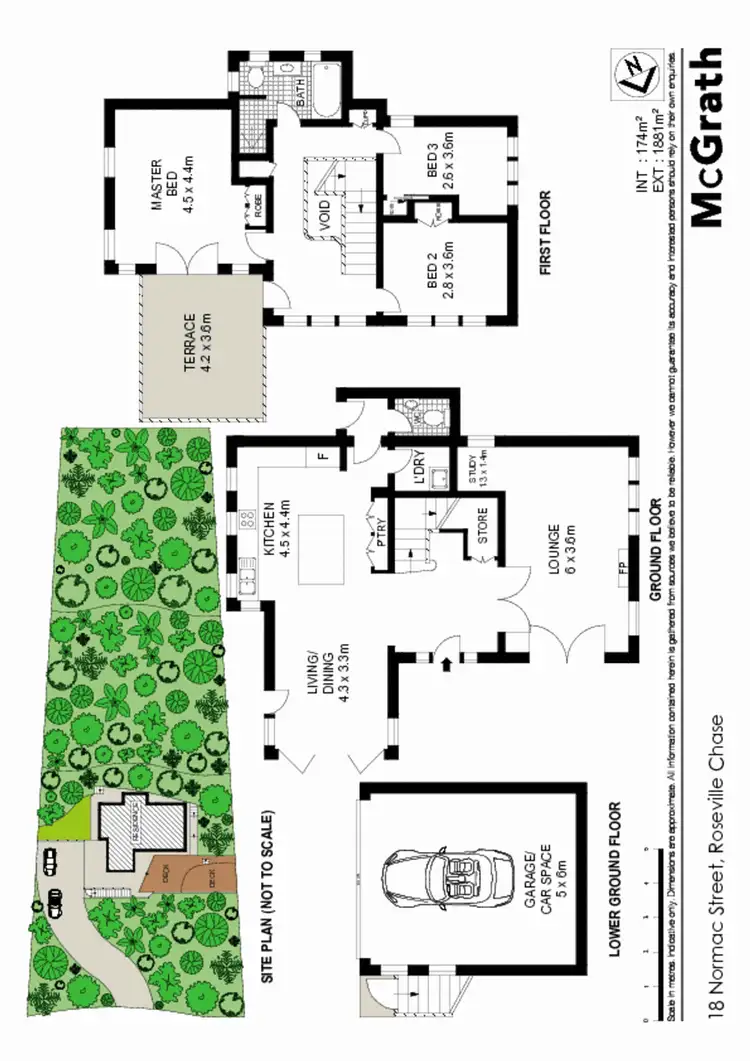 Floorplan of Homely house listing, 18 Normac Street, Roseville Chase NSW 2069