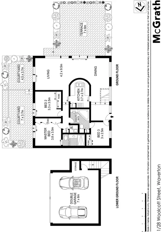 Floorplan of Homely apartment listing, 1/28 Woolcott Street, Waverton NSW 2060