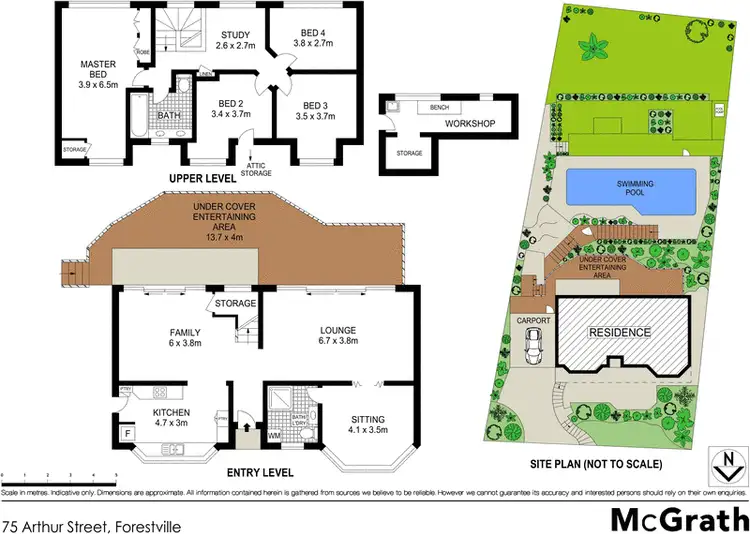 Floorplan of Homely house listing, 75 Arthur Street, Forestville NSW 2087