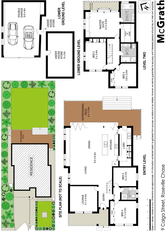 Floorplan of Homely house listing, 9 Calga Street, Roseville Chase NSW 2069