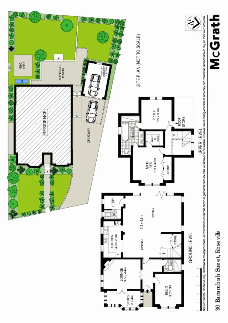 Floorplan of Homely house listing, 30 Barambah Street, Roseville NSW 2069