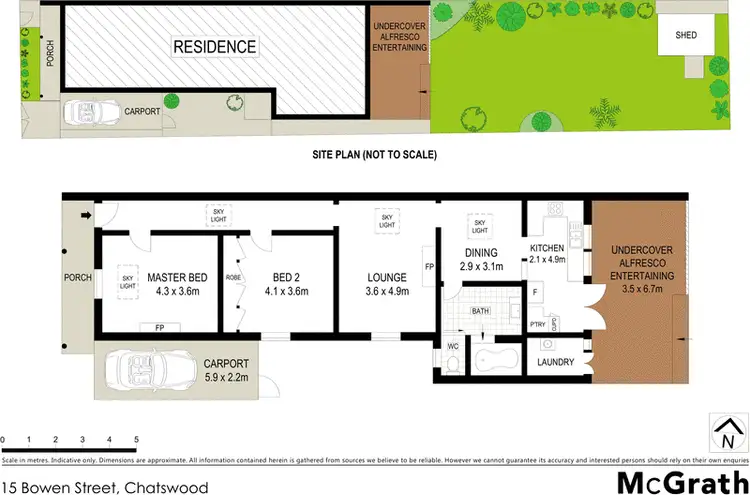 Floorplan of Homely house listing, 15 Bowen Street, Chatswood NSW 2067