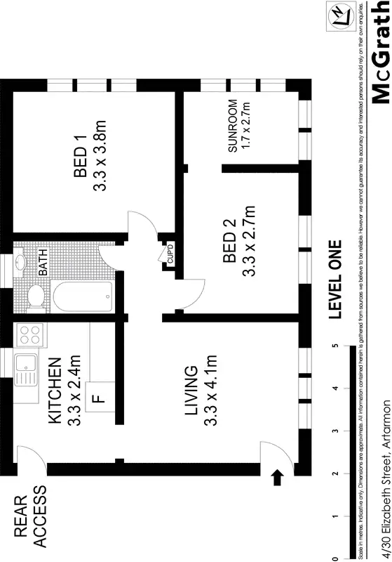 Floorplan of Homely apartment listing, 4/30 Elizabeth Street, Artarmon NSW 2064