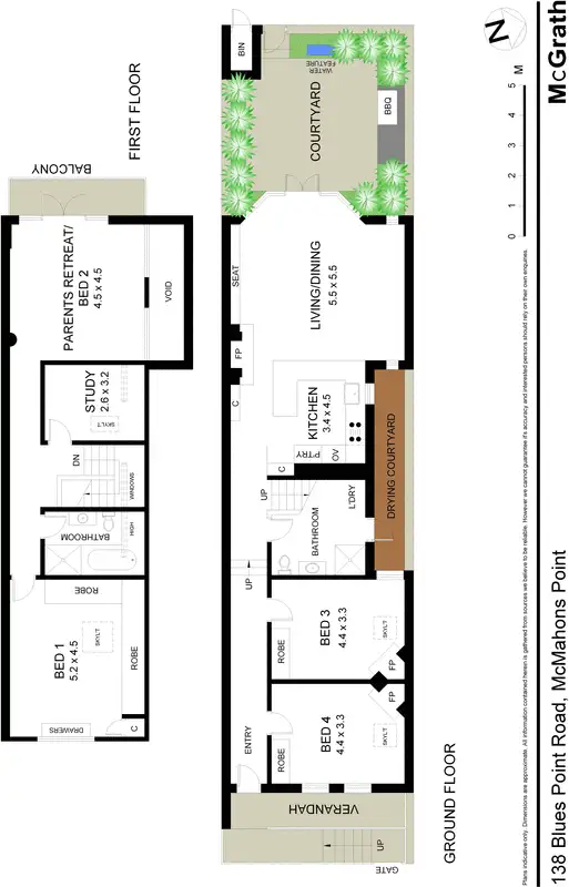 Floorplan of Homely house listing, 138 Blues Point Road, Mcmahons Point NSW 2060