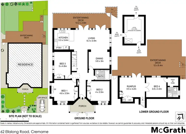Floorplan of Homely house listing, 62 Ellalong Road, Cremorne NSW 2090