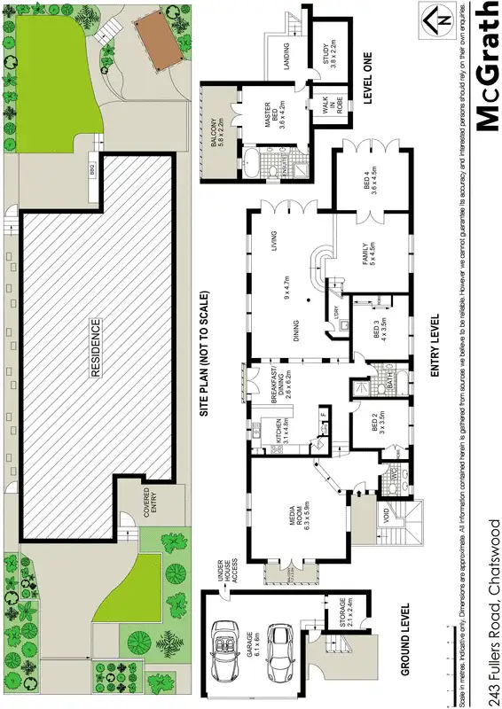 Floorplan of Homely house listing, 243 Fullers Road, Chatswood NSW 2067