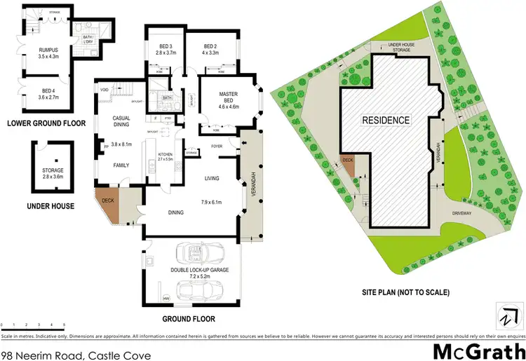 Floorplan of Homely house listing, 98 Neerim Road, Castle Cove NSW 2069