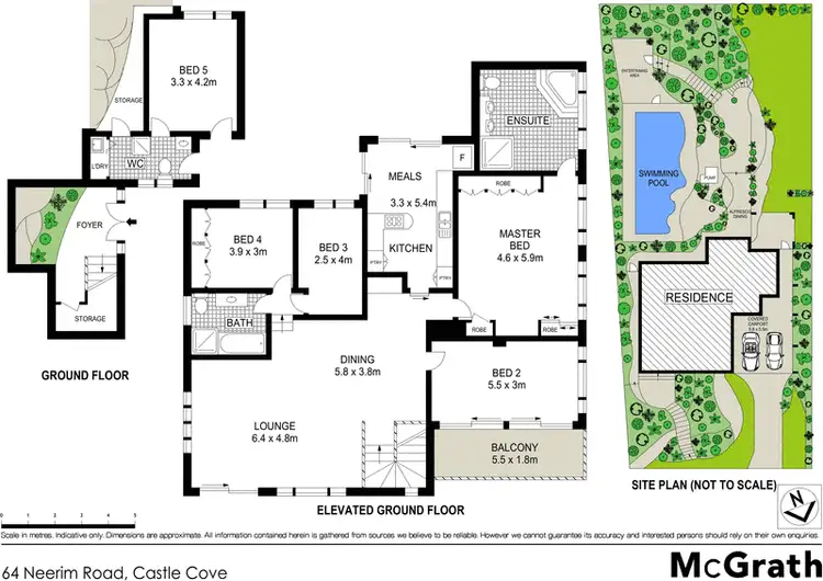 Floorplan of Homely house listing, 64 Neerim Road, Castle Cove NSW 2069