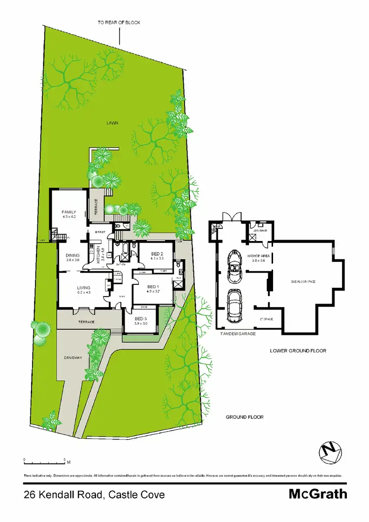 Floorplan of Homely house listing, 26 Kendall Road, Castle Cove NSW 2069