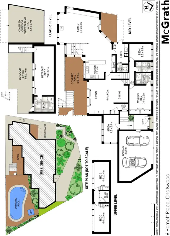 Floorplan of Homely house listing, 6 Harnett Place, Chatswood NSW 2067