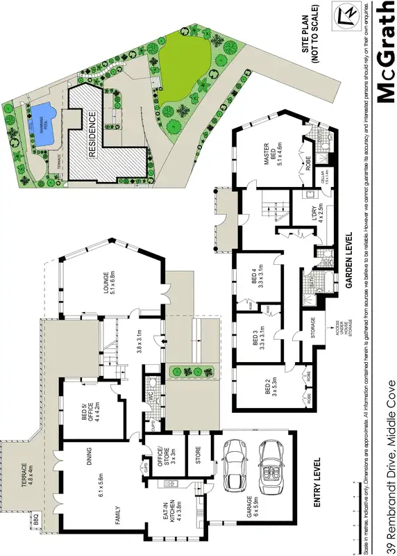 Floorplan of Homely house listing, 39 Rembrandt Drive, Middle Cove NSW 2068
