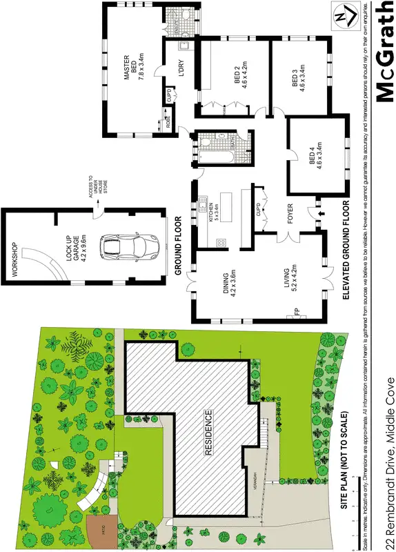 Floorplan of Homely house listing, 22 Rembrandt Drive, Middle Cove NSW 2068