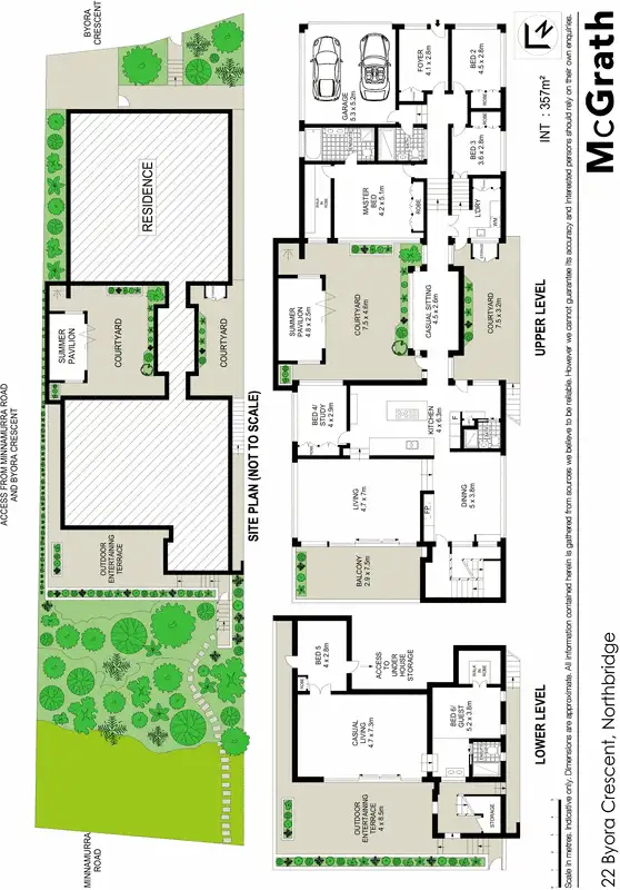 Floorplan of Homely house listing, 22 Byora Crescent, Northbridge NSW 2063