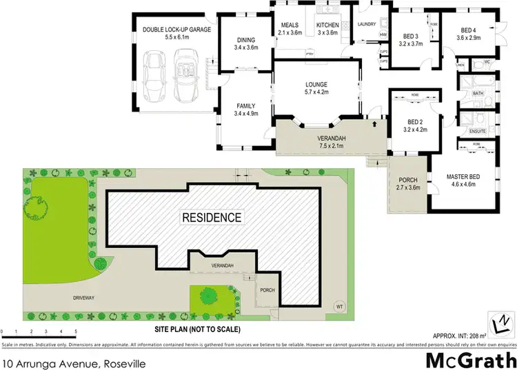 Floorplan of Homely house listing, 10 Arrunga Avenue, Roseville NSW 2069