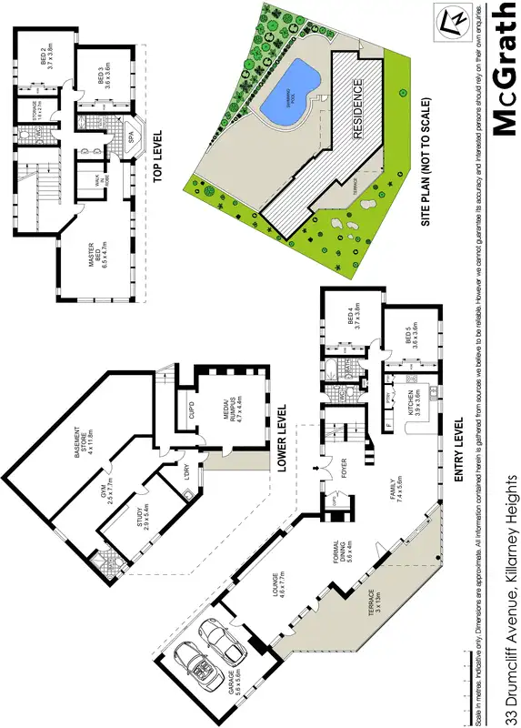 Floorplan of Homely house listing, 33 Drumcliff Avenue, Killarney Heights NSW 2087