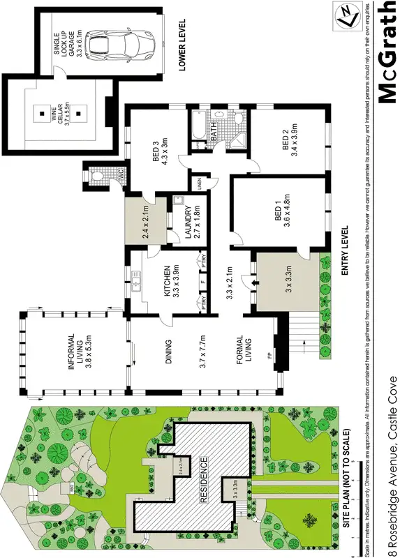 Floorplan of Homely house listing, 8 Rosebridge Avenue, Castle Cove NSW 2069