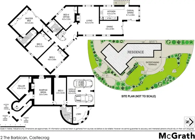 Floorplan of Homely house listing, 2 The Barbican, Castlecrag NSW 2068