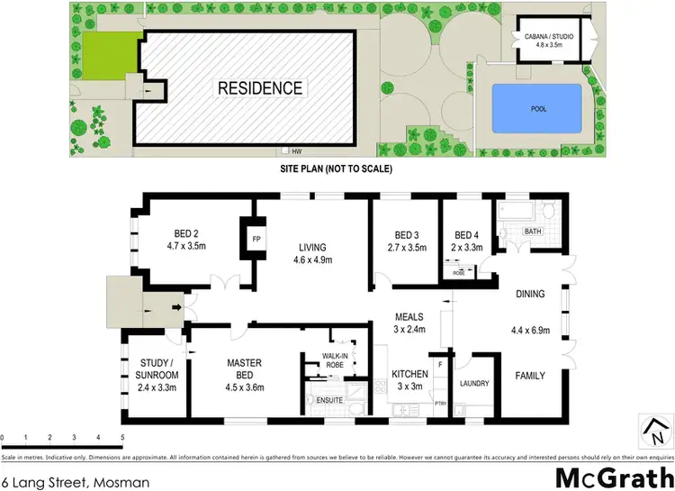 Floorplan of Homely house listing, 6 Lang Street, Mosman NSW 2088