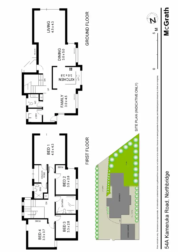Floorplan of Homely house listing, 54A Kameruka Road, Northbridge NSW 2063