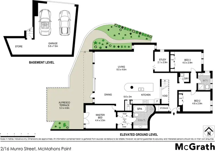 Floorplan of Homely apartment listing, 2/16 Munro Street, Mcmahons Point NSW 2060