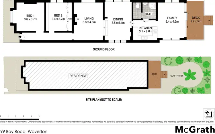 Floorplan of Homely house listing, 99 Bay Road, Waverton NSW 2060