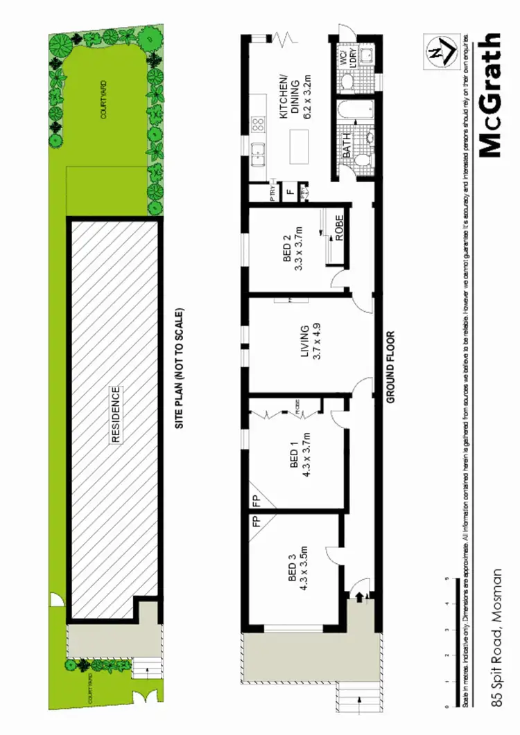 Floorplan of Homely house listing, 85 Spit Road, Mosman NSW 2088