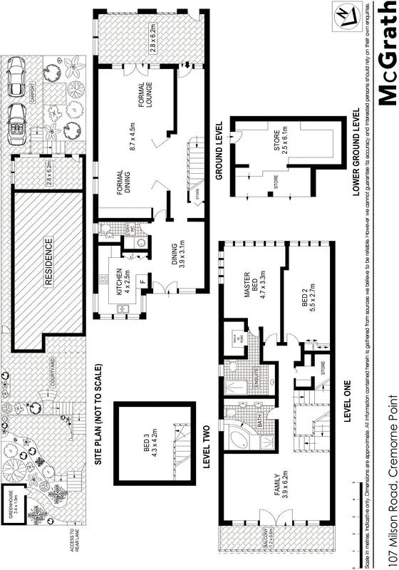 Floorplan of Homely house listing, 107 Milson Road, Cremorne Point NSW 2090