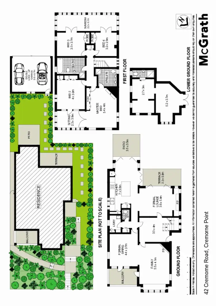 Floorplan of Homely house listing, 42 Cremorne Road, Cremorne Point NSW 2090