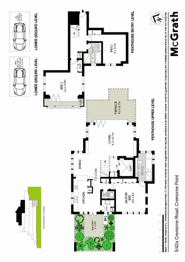 Floorplan of Homely apartment listing, 5/42A Cremorne Road, Cremorne Point NSW 2090