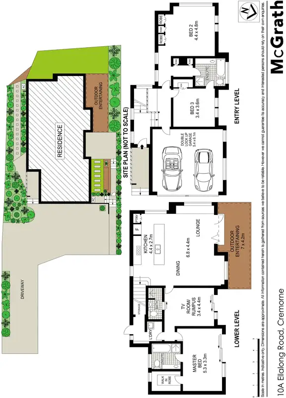 Floorplan of Homely house listing, 10A Ellalong Road, Cremorne NSW 2090