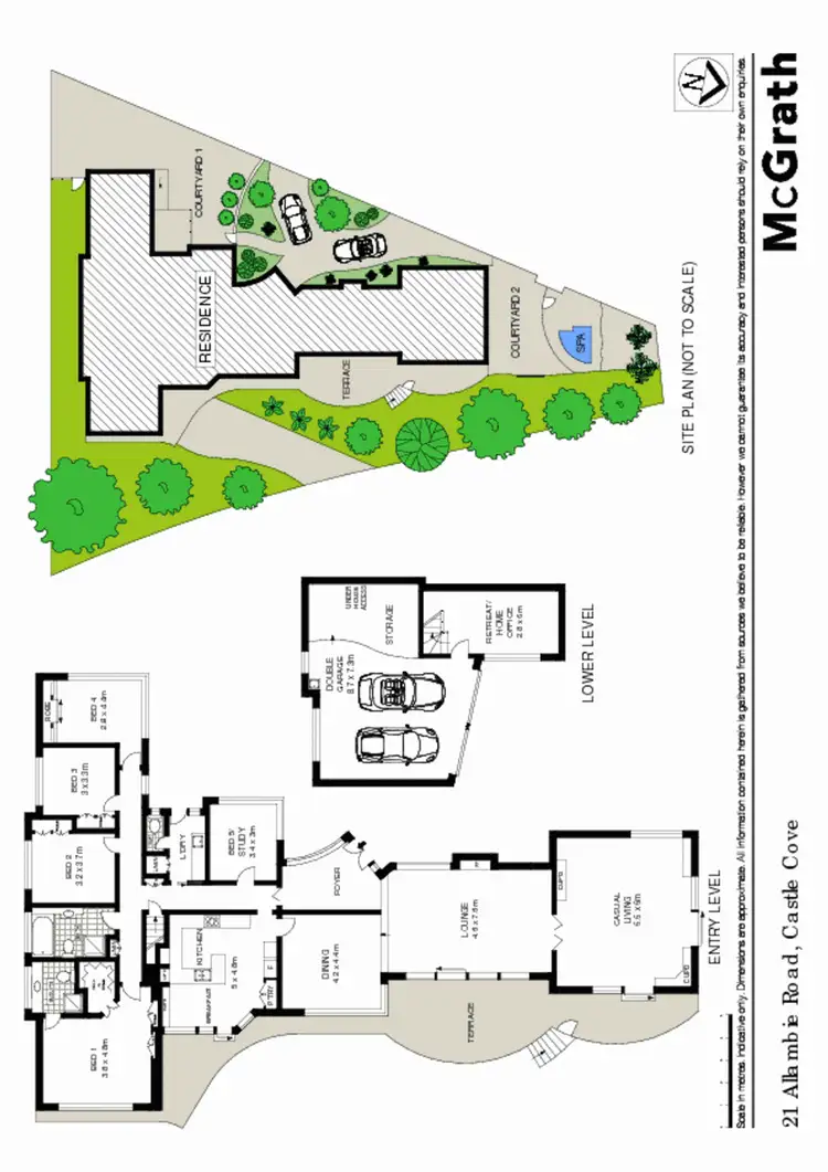 Floorplan of Homely house listing, 21 Allambie Road, Castle Cove NSW 2069