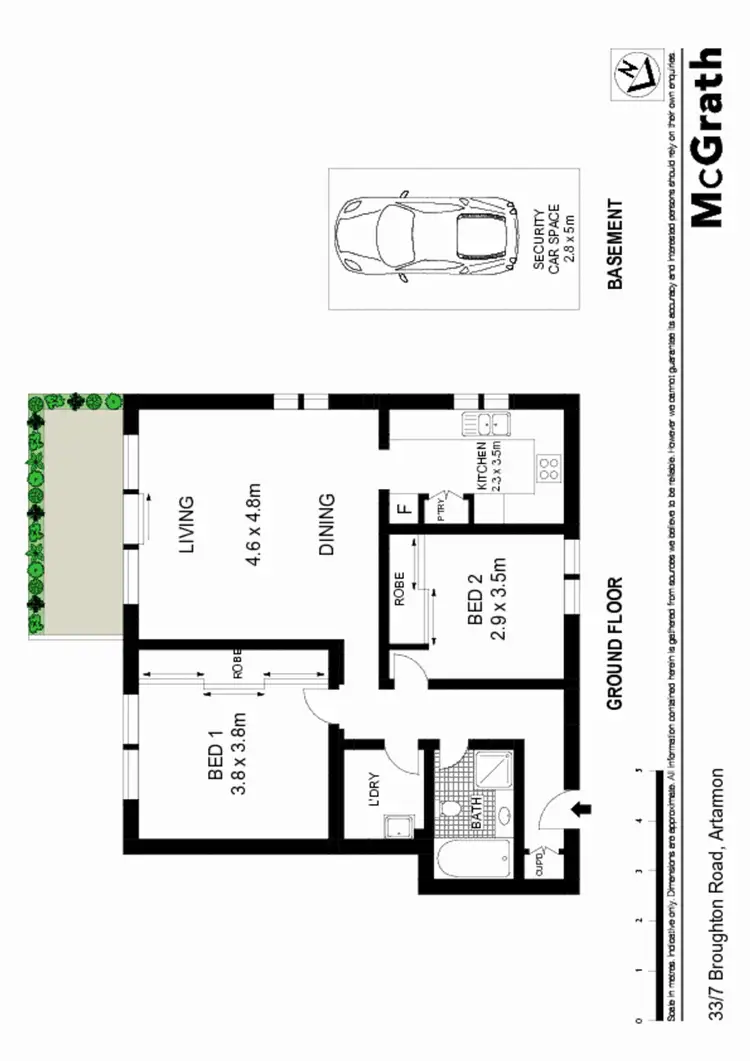 Floorplan of Homely apartment listing, 33/7 Broughton Road, Artarmon NSW 2064