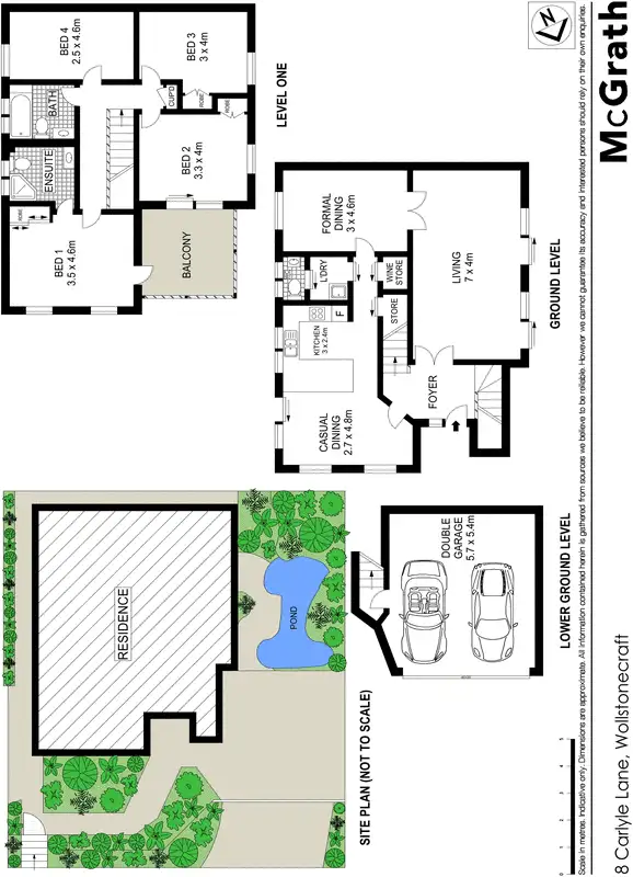 Floorplan of Homely house listing, 8 Carlyle Lane, Wollstonecraft NSW 2065