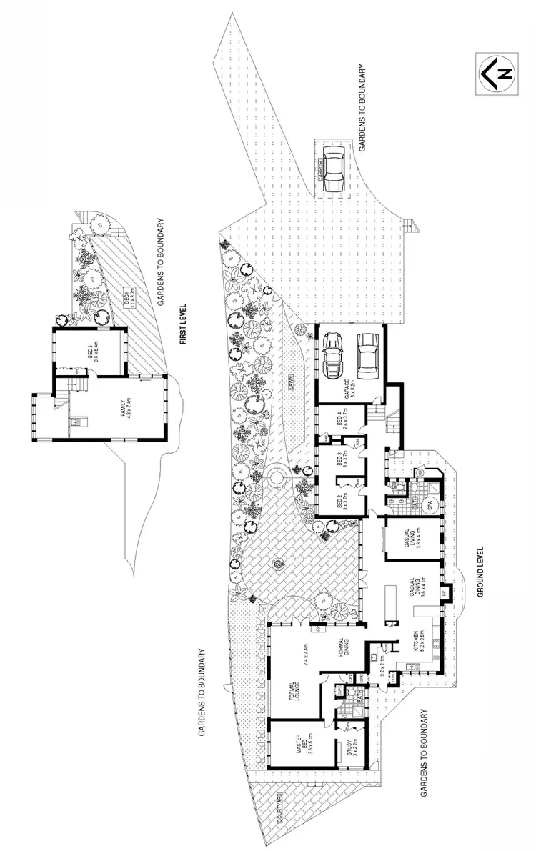 Floorplan of Homely house listing, 2 Chase Avenue, Roseville Chase NSW 2069