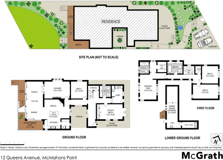 Floorplan of Homely house listing, 12 Queens Avenue, Mcmahons Point NSW 2060