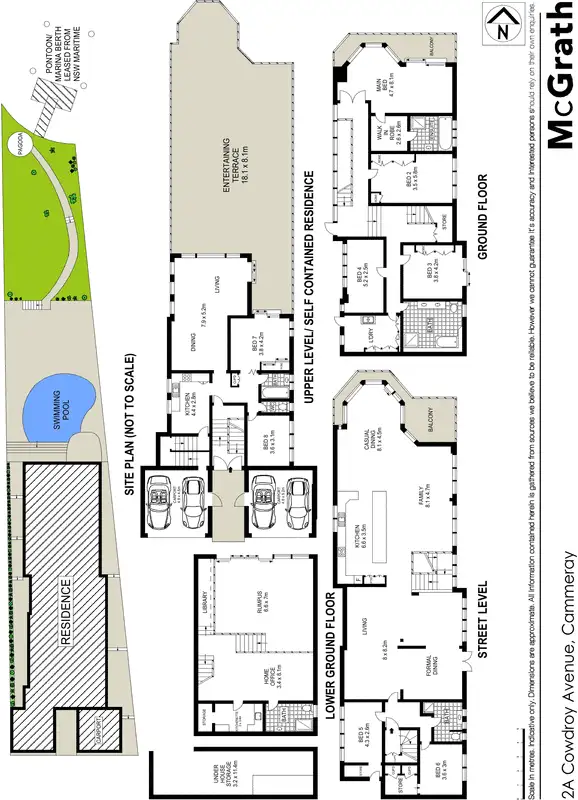 Floorplan of Homely house listing, 2A Cowdroy Avenue, Cammeray NSW 2062