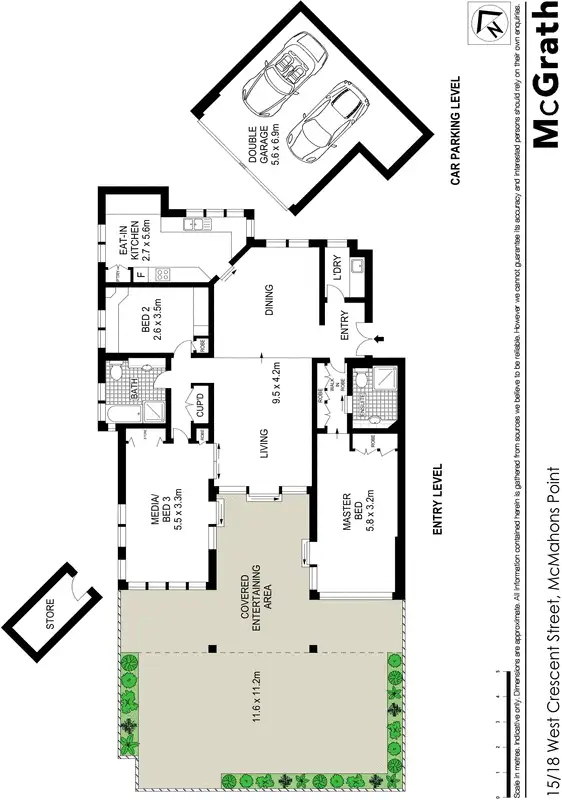 Floorplan of Homely apartment listing, 15/18 West Crescent Street, Mcmahons Point NSW 2060