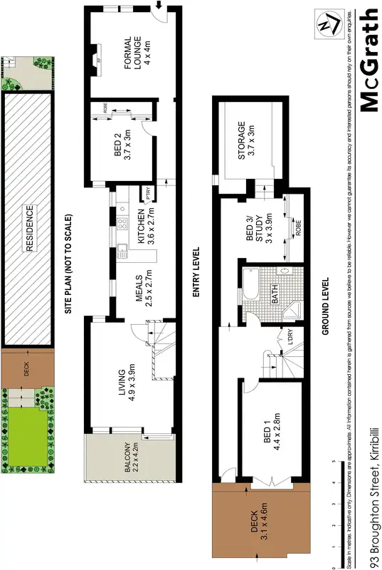 Floorplan of Homely house listing, 93 Broughton Street, Kirribilli NSW 2061