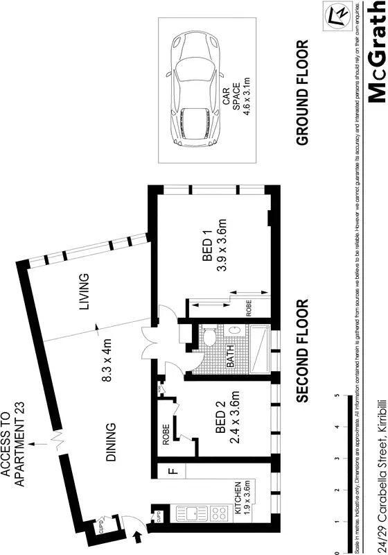 Floorplan of Homely apartment listing, 24/29 Carabella Street, Kirribilli NSW 2061