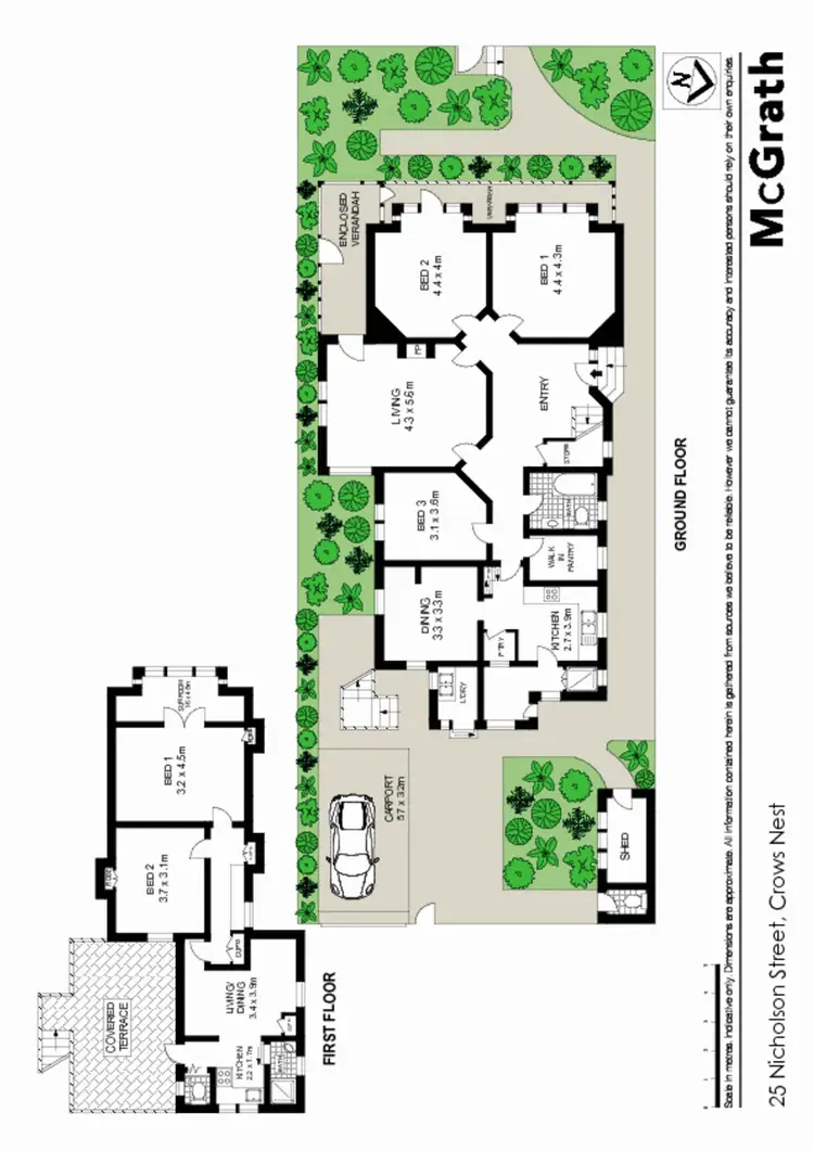 Floorplan of Homely house listing, 25 Nicholson Street, Crows Nest NSW 2065