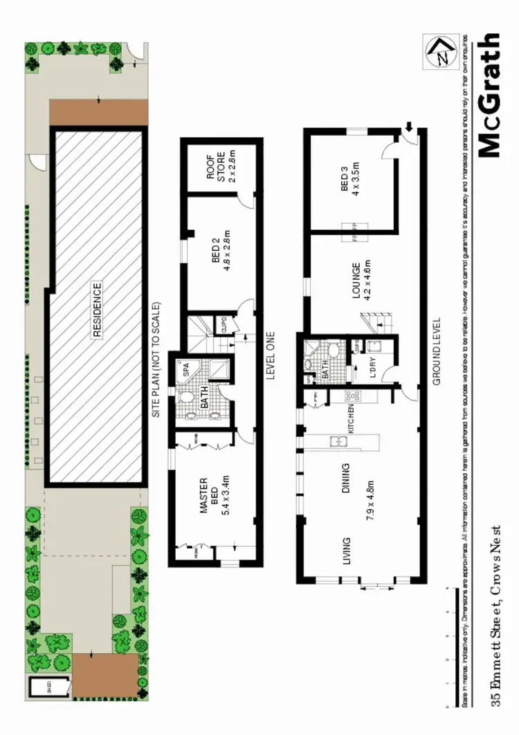 Floorplan of Homely house listing, 35 Emmett Street, Crows Nest NSW 2065