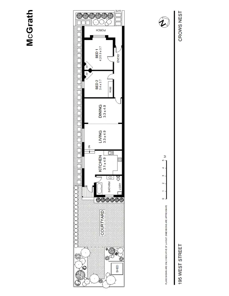 Floorplan of Homely house listing, 195 West Street, Crows Nest NSW 2065